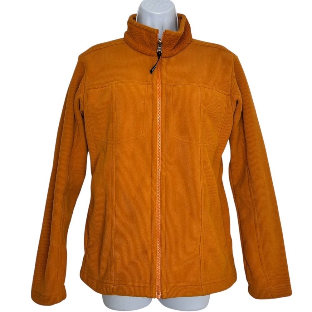 Patagonia Vintage Women’s Synchilla Fleece Full-Zip Jacket Size M Rust Orange